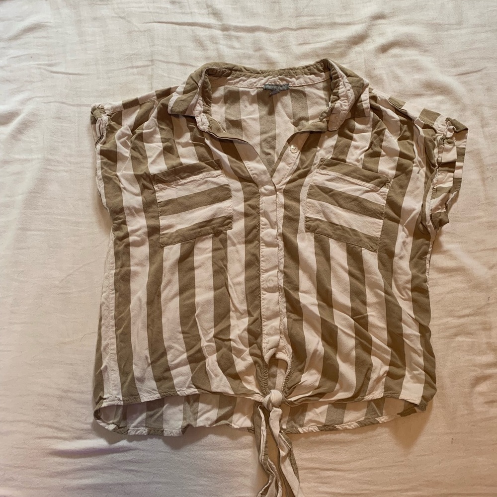 Striped Crop Top